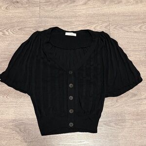 Tenax Black Women's Button Down Shirt